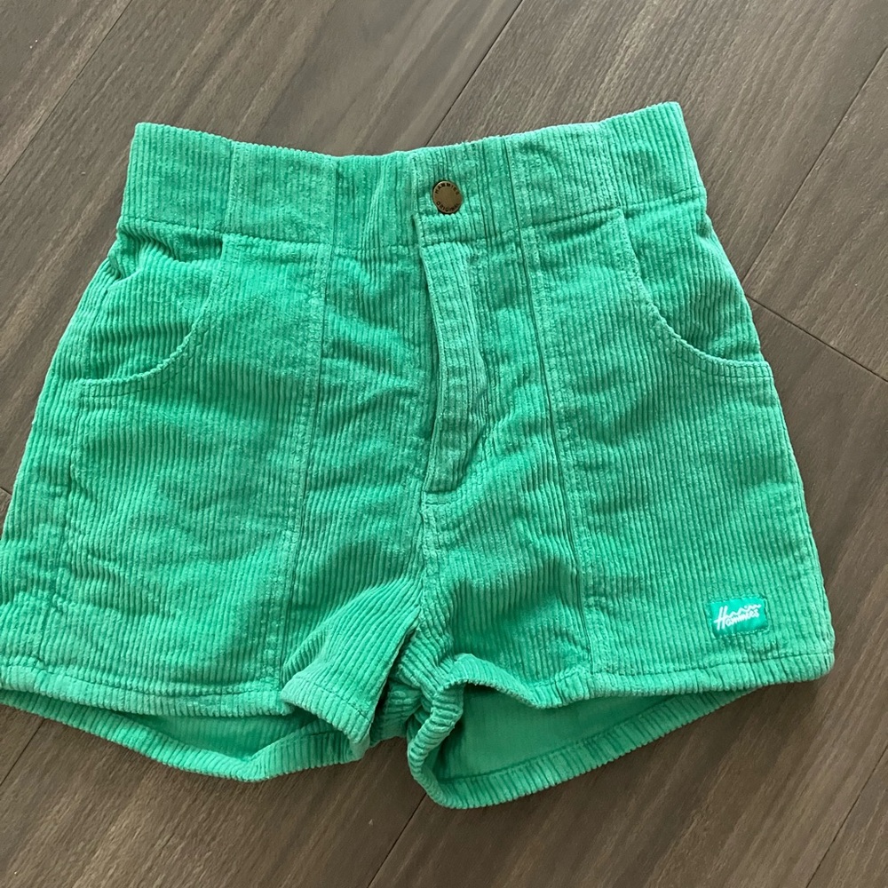 Hammies Green Corduroy Shorts